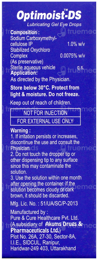 Optimoist Ds Eye Drops 10Ml